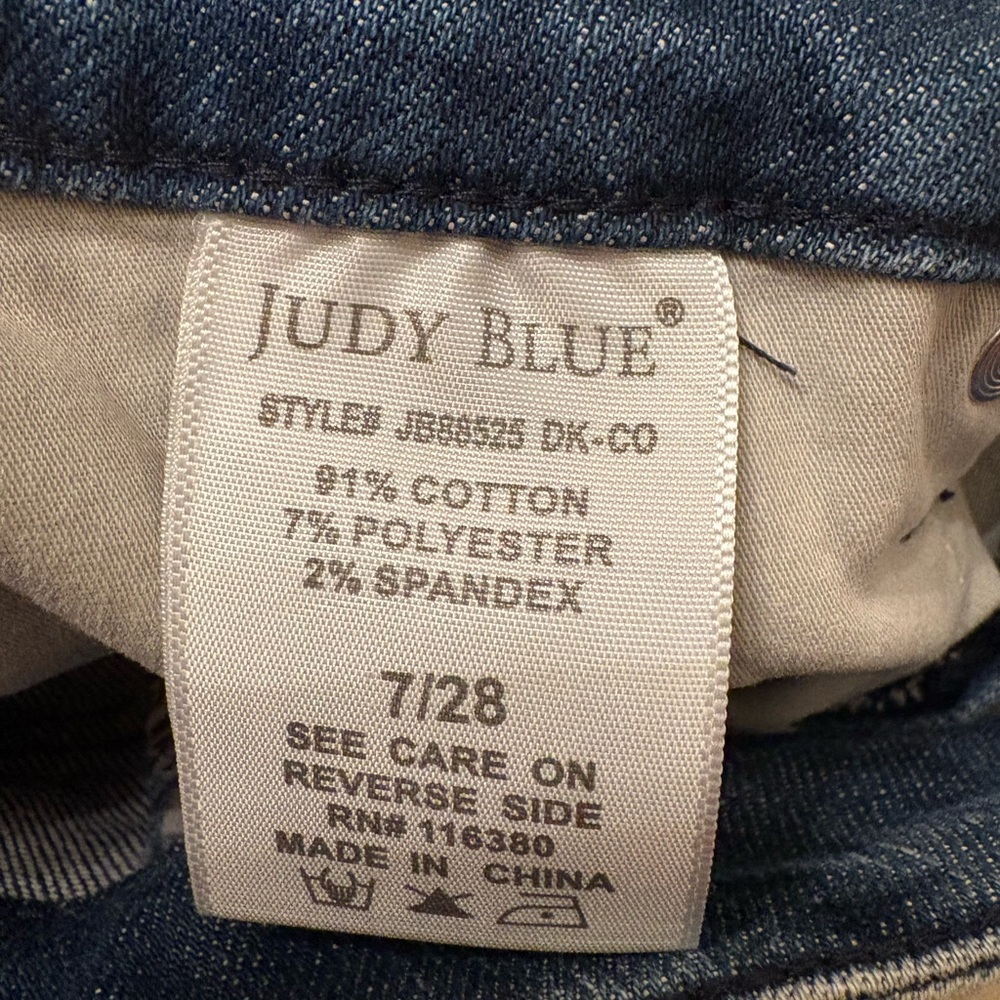 NWOT Judy Blue High Waist Skinny Fit Jeans Women’s 7/28 - Picture 9 of 11